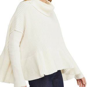 Free People Layer Cake Sweater Coconut Small